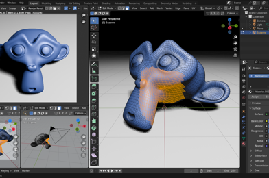 Blender screenshot